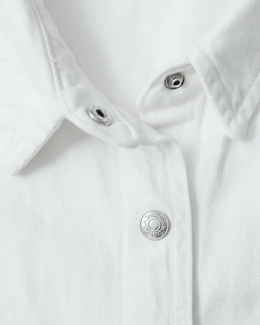 Close-up of a shirt placket and buttons
